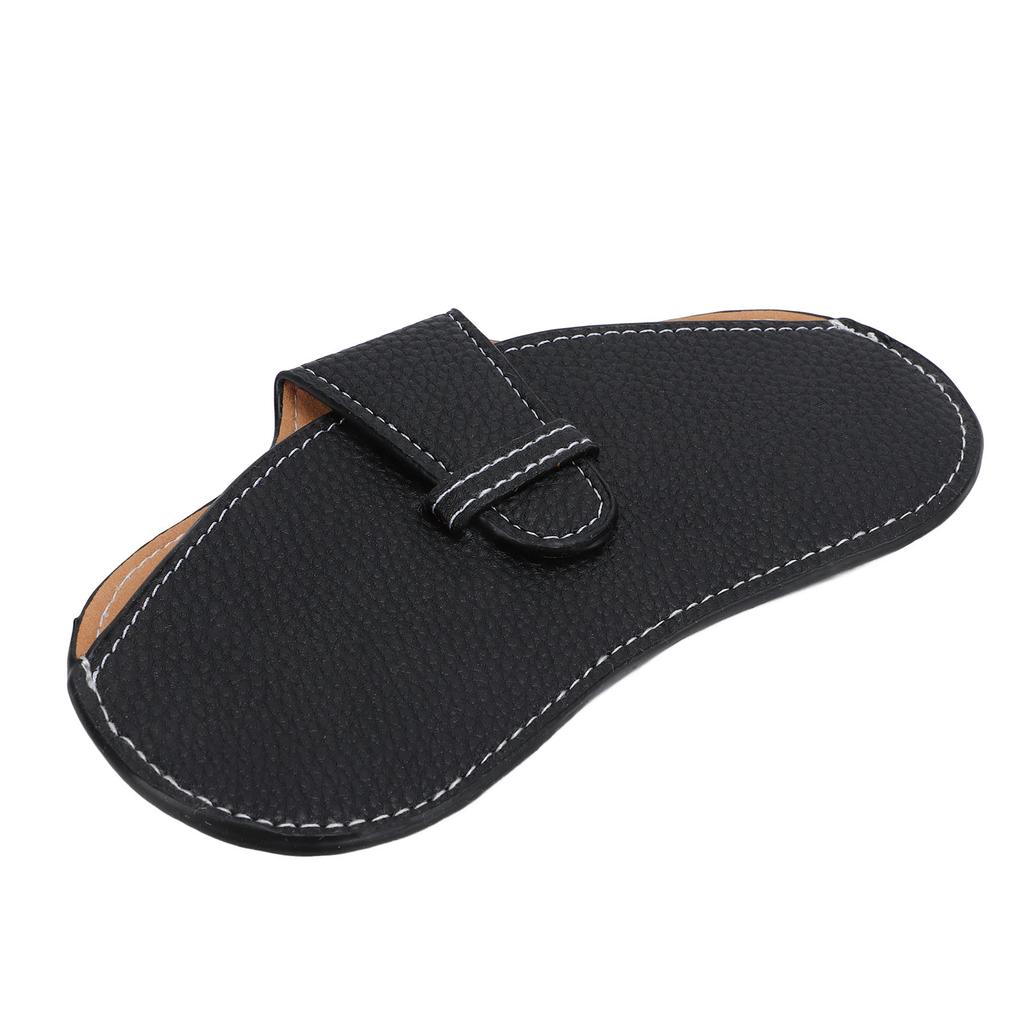 Leder Sonnenbrillenetui Tragbares PU Leder Brillenetui Leder Verschleißfest Einfache Brille