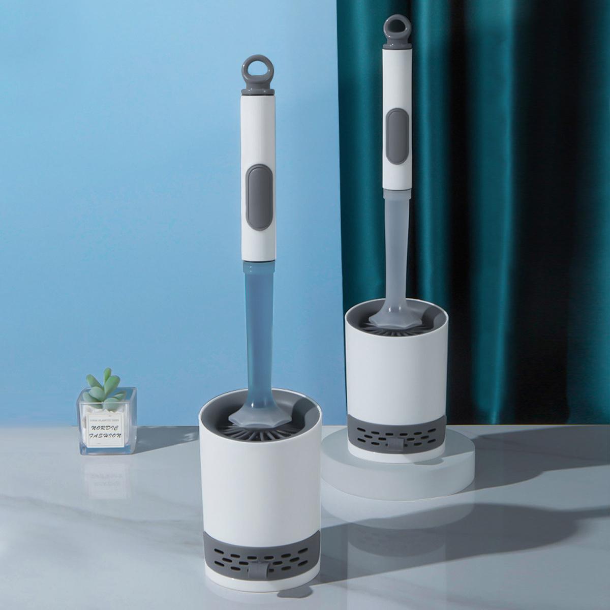 

Моющее средство, сменная туалетная щетка, настенная, длинная ручка, силиконовая щетка TPR для уборки углов, аксессуары для ванной комнаты