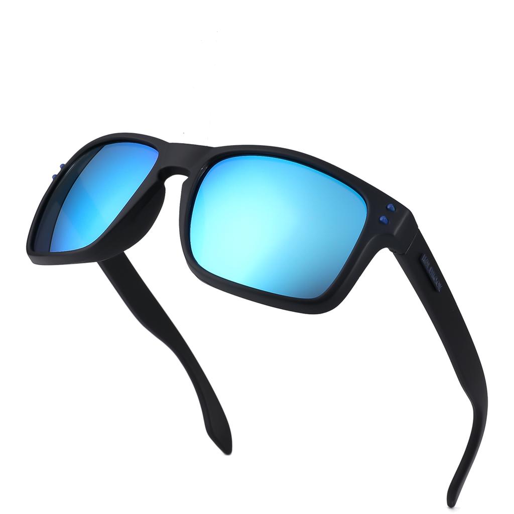 Retro Sunglasses for Men Women UV400 Protection Trendy Rectangular Frame for Traveling Driving Fishing Fashion