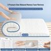 Soft Memory Foam Mattress Topper for Students - Single 90x190, Ideal for Dorms & Boarding
