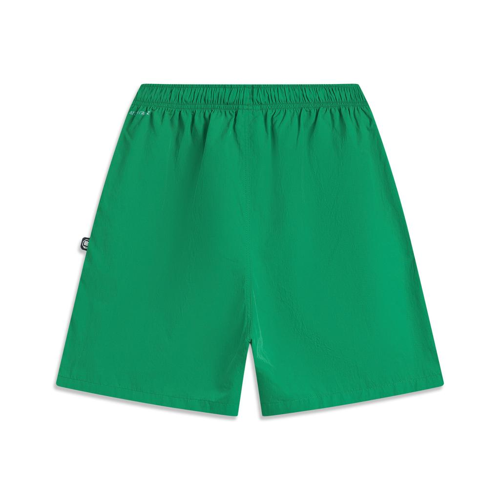 Li Ning Basketball Collection Casual Shorts Men's Strait Green AKSV389-1