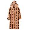 Coral Fleece Nightgown Women'S Autumn And Winter Pajamas Fleece Thickened Warm Coral Fleece Cardigan Hooded Bathrobe