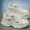 Spring men's shoes new breathable mesh thick-soled shock-absorbing sports shoes men's casual running trendy shoes