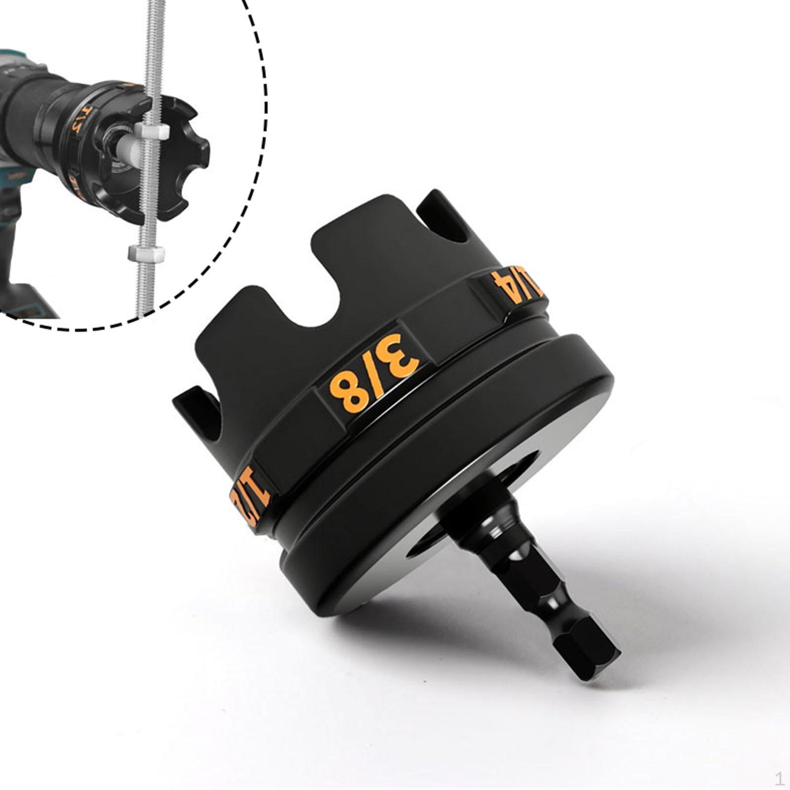 

Насадка-гайковерт для сверла для резьбовых стержней 1/4 , 3/8 , 1/2 , Портативный быстрый съем болтов