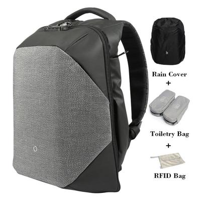 Korin Design | ClickPack Pro | Ruksak proti porezaniu proti zlodejom Muži Ženy Batoh na notebook 15,6 palcové školské tašky pre chlapcov, dievčatá