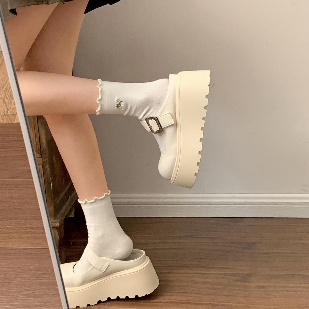 Fashion Cover Toe Shoes Woman's Slippers Slides Fashion Platform 2025 Luxury Retro Shoes Woman 2025 Slippers Casual Cover Toe Platform P