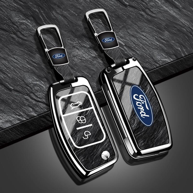 Nuova Cover Custodia Portachiavi Auto per Ford Fiesta Ecosport Fiesta Pieghevole Focus 2 Ecosport Kuga Escape Falcon B-Max C-Max Eco