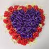 Cross Simulation Rose Heart Wall Decoration for Weddings - Hanging Décor for Home, Wedding Rooms, Cars, and More