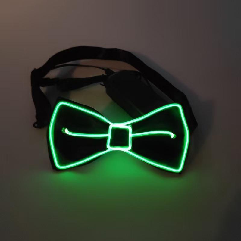 Glowing Butterfly Knot Suitable For Christmas Party Led Glowing Bow Tie Performance Props Festive Costumes Special Use