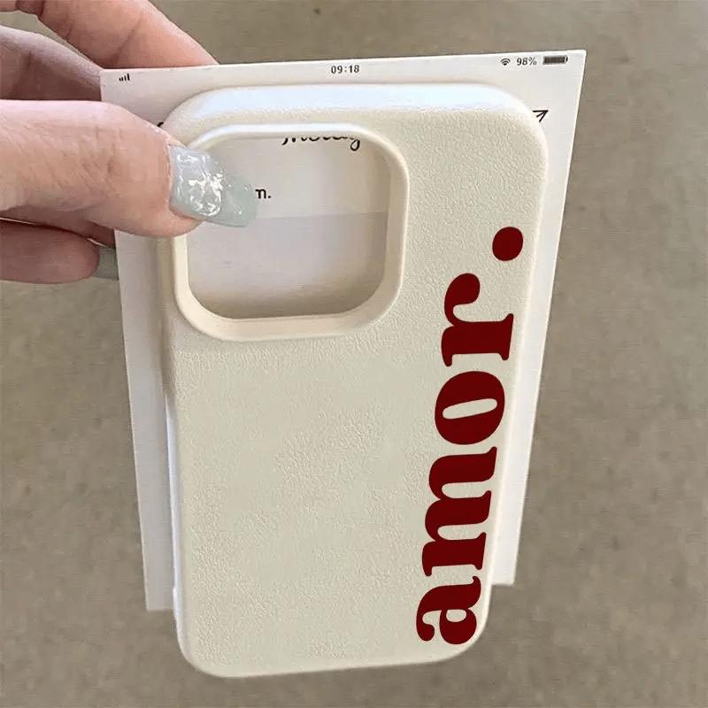 Red English Letter Pattern Phone Case for Samsung S26 S25 S24 S23 S22 S21 S20 Note20 Ultra Plus A73 A55 5G Silicone Cover