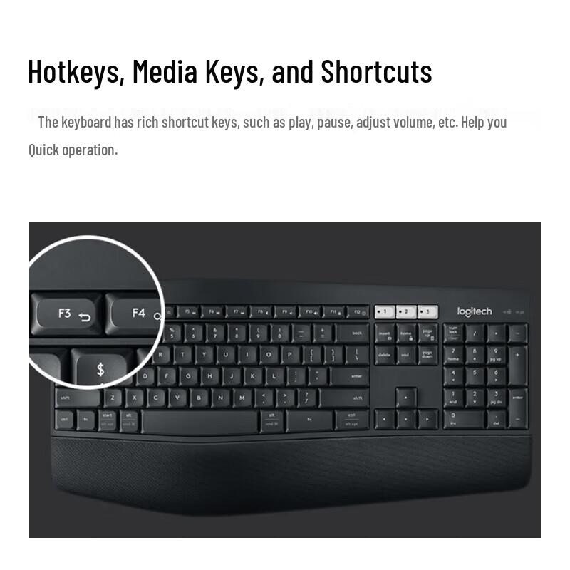 Logitech MK850 Wireless Bluetooth Keyboard and Mouse Combo