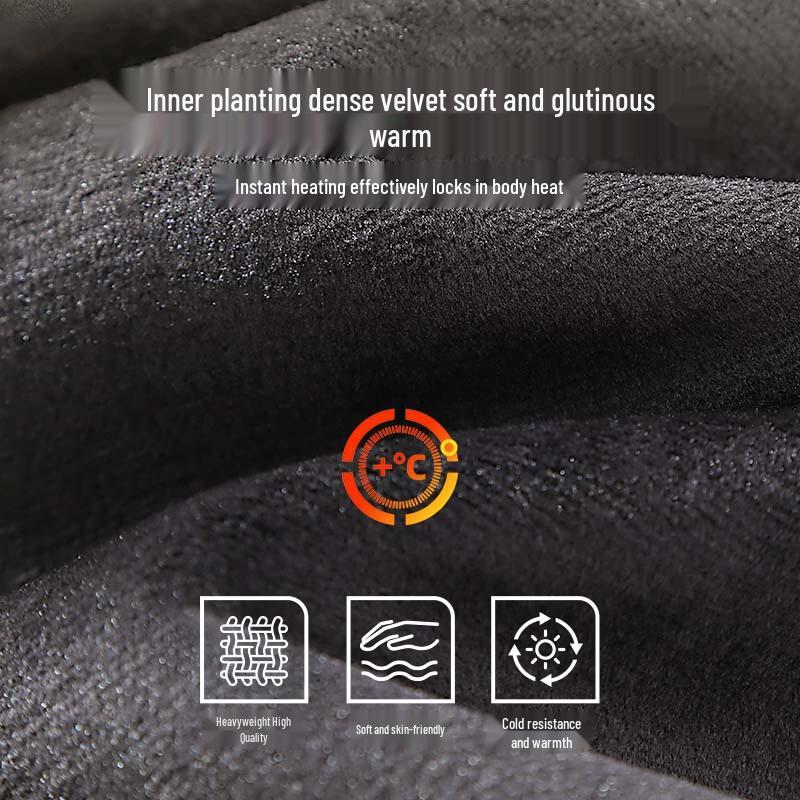 Jeanswest Men's Plush Lined Waffle Knit Hooded Jacket