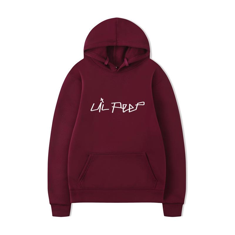 Hot Search Street LilPeep Hooded Crew Neck Sweater Hooded Sweater
