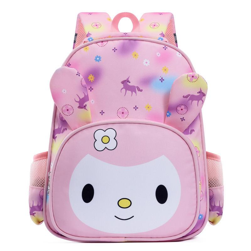 

Adorable Cartoon Kids Backpack 2024 New Oxford Fabric School Bag For Boys And Girls светло-розовый