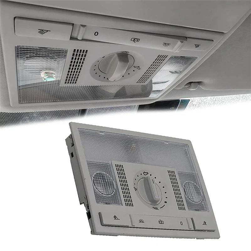 Durable-Car Front Console Roof Reading Light 6Q0947613A For VW Polo 9N Touran 02-10 Seat Leon Altea Dome Light Ceiling Lamp