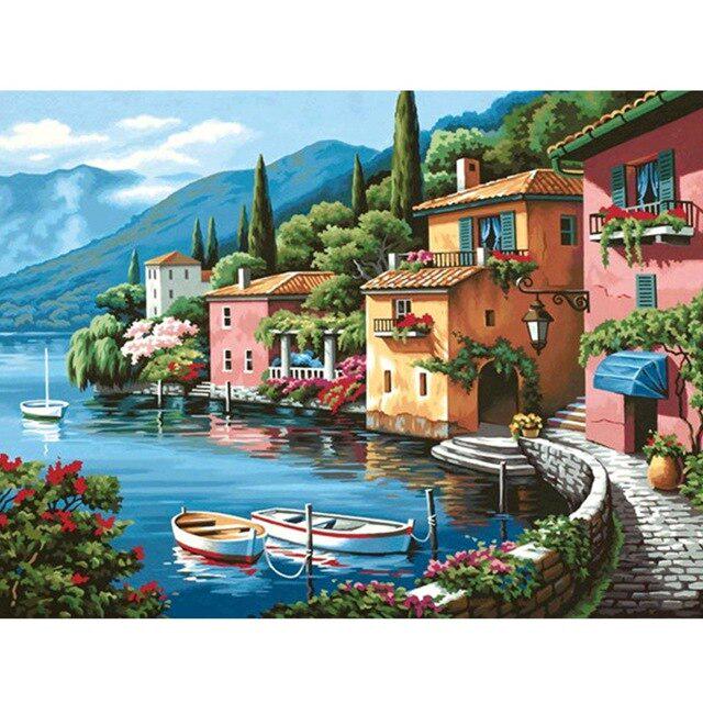 5D Diy Diamond Painting Deer Animals Scene Cross Stitch Full Diamond Embroidery Elk