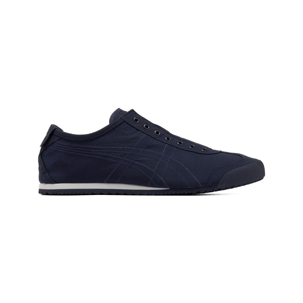 Onitsuka Tiger Mexico 66 Slip-On Fabric Trendy Classic Comfortable Low-Top Casual Shoes Unisex sneaker Dark-Blue 1183B603-404