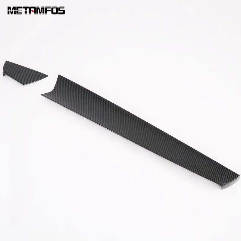 For Hyundai Palisade     2024 Carbon Fiber Center Console Dashboard Panel Molding Trim Accessories Car Styling