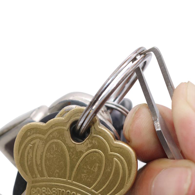 Ringöffner Mini Zange Schnellsprengringe Öffner Werkzeug Mit/Ohne Kette Knotenbinder für Angelschnur Pinzette Schneidzange Tackle