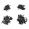 100 Pcs/Set Plastic Black Eyes For Bear Doll Animal Puppet Diy Black Eyes 4 Size