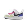 (TD) Court Borough Low Recraft 'White Pink Multicolor' Baby DV5458-108