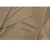 Chic Khaki Suit Coat for Women In Autumn Loose Fit Short Stature Western Style Jacket