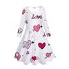 Girls' 3D Love Heart Dress Long Sleeve Summer Spring Vacation Daily Holiday Princess Beautiful Sweet Kids 4-12 Years Casual Dress A Line Dress