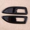 1 Pair Car Gloss Black Side Marker Light Lamp Repeater Indicator Surrounds Frame Trim Fit for Vauxhall Corsa VXR D ABS