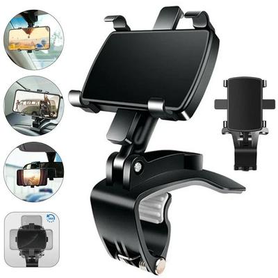 Universele Auto Dashboard Telefoonhouder Mount Standaard GPS Display Beugel 360° Rotatie Mobiele Clip Standaard Voor IPhone Smartphones