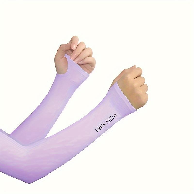 1 Pair Women'S Summer Ice Sleeve Covers Breathable, Elastic, Perfect for Outdoor Activities, Summer Sleeve Covers Stylish Ice Sleeves