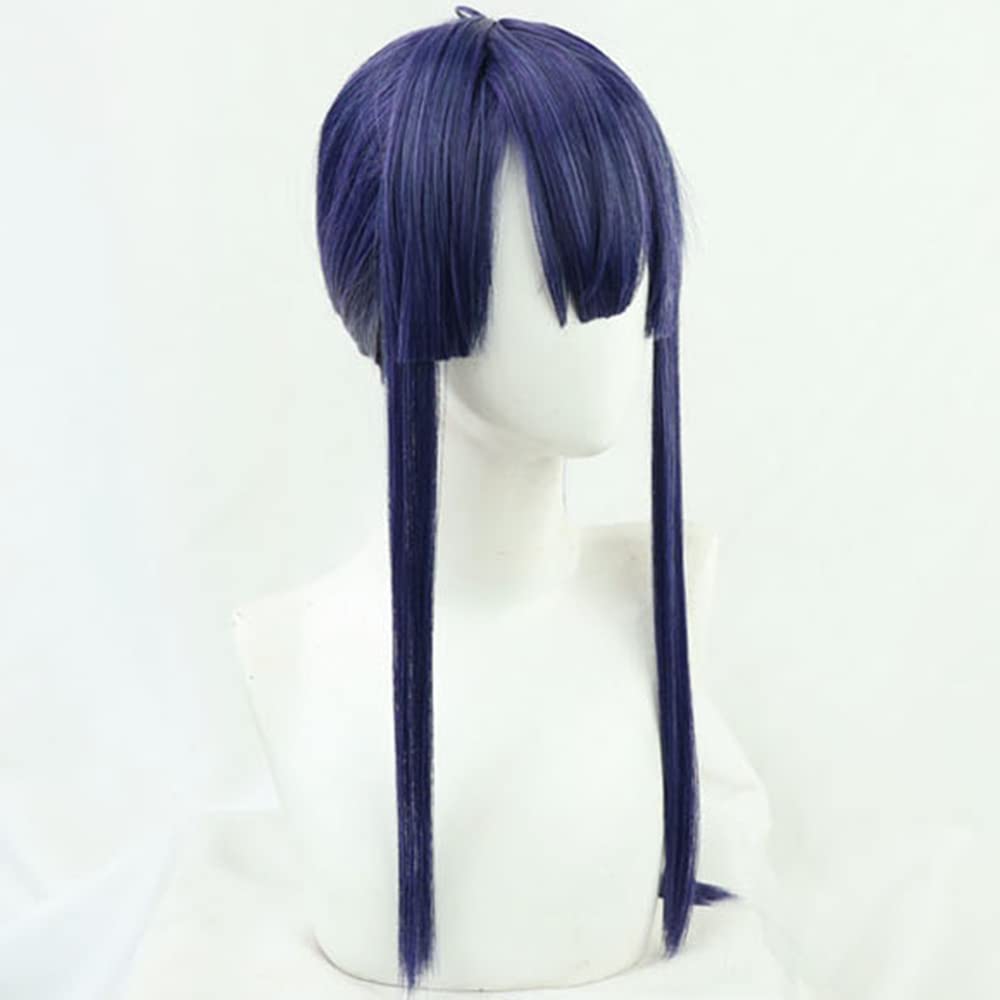 Cosplay Wig Featuring Kei Perfect for with a Special Net and Purple Heat-resistant Nagao, Disguise, Comb, (A)