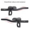 Durability Cycling Handlebars High Density Paddings Shock Absorption For Road Comfortable Arm Support