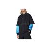 Origineel Blauwe Versie Gestreept Kleurblok Losse Pasvorm Korte Mouw Poloshirt Heren Poloshirts Zwart HD4803