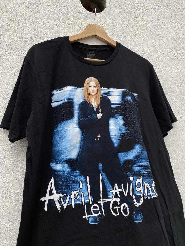 Редкий! Винтажная футболка Avril Lavigne Let Go Tour для фаната Все размеры SN109 Унисекс футболка M