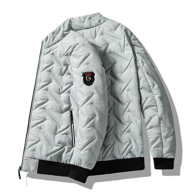 Cotton Coat Men's Coat In Autumn and Winter New Stand-up Collar Cotton Jacket Korean Style Trendy Thickened Down Cotton Baseball Uniform