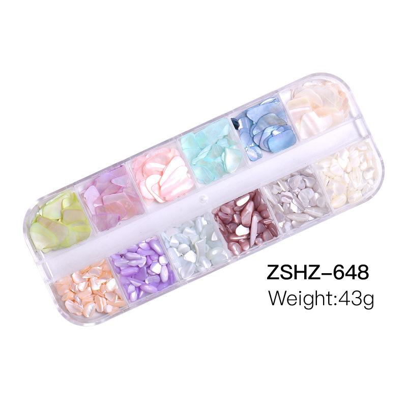 Japanese Ultra-Thin Symphony Nail Art Shell Piece Jewelry Natural Versatile Abalone Piece Nail Accessories