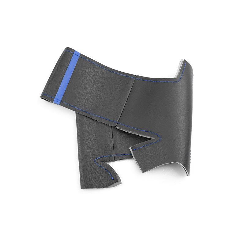 For Kia K2 Rio 2011 2012 2013 2014 Hand-stitched Car-styling Steering Wheel Interior Accessories Microfiber Leather Cover