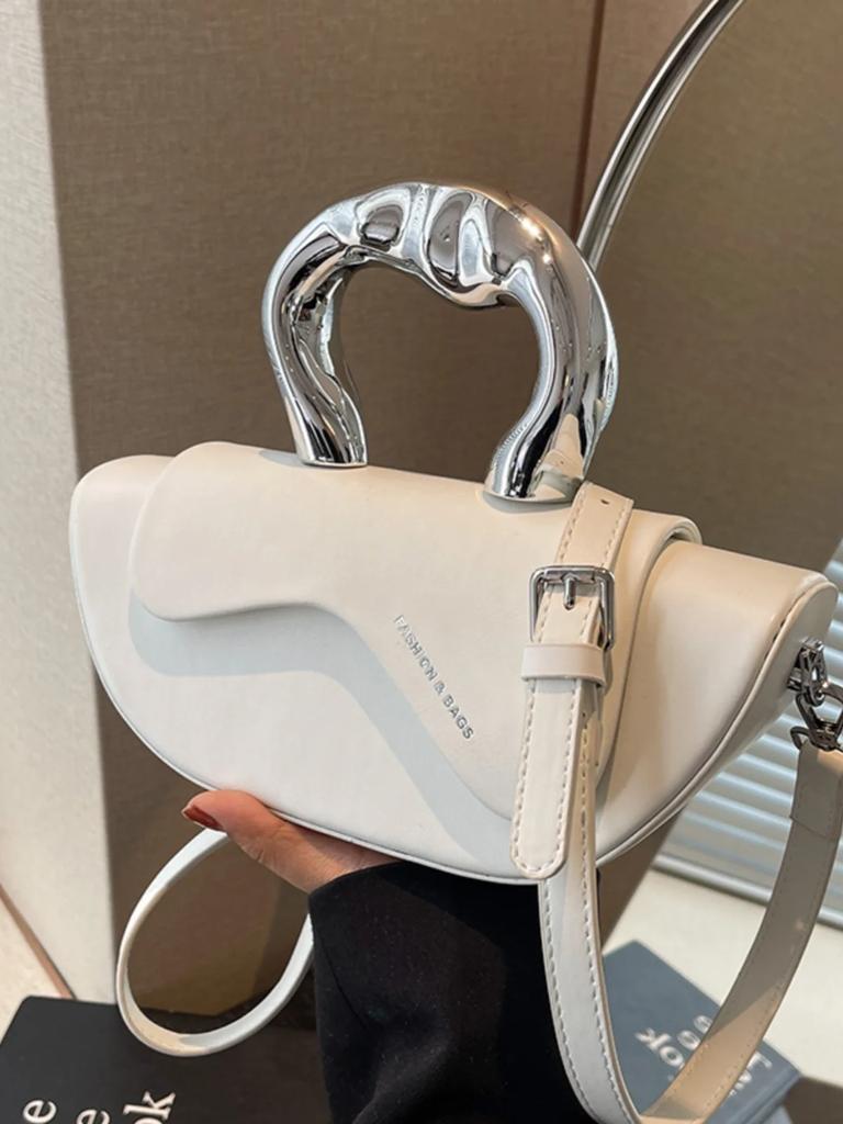 Women's pendulum shoulder bag  versatile texture  single shoulder  elegant portable crossbody bag  chic French style