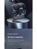 M38 Bluetooth Bone Conduction Earphones - Noise Cancelling, Super Long Battery Life, Wireless Ear Clip, Ideal for Sports.