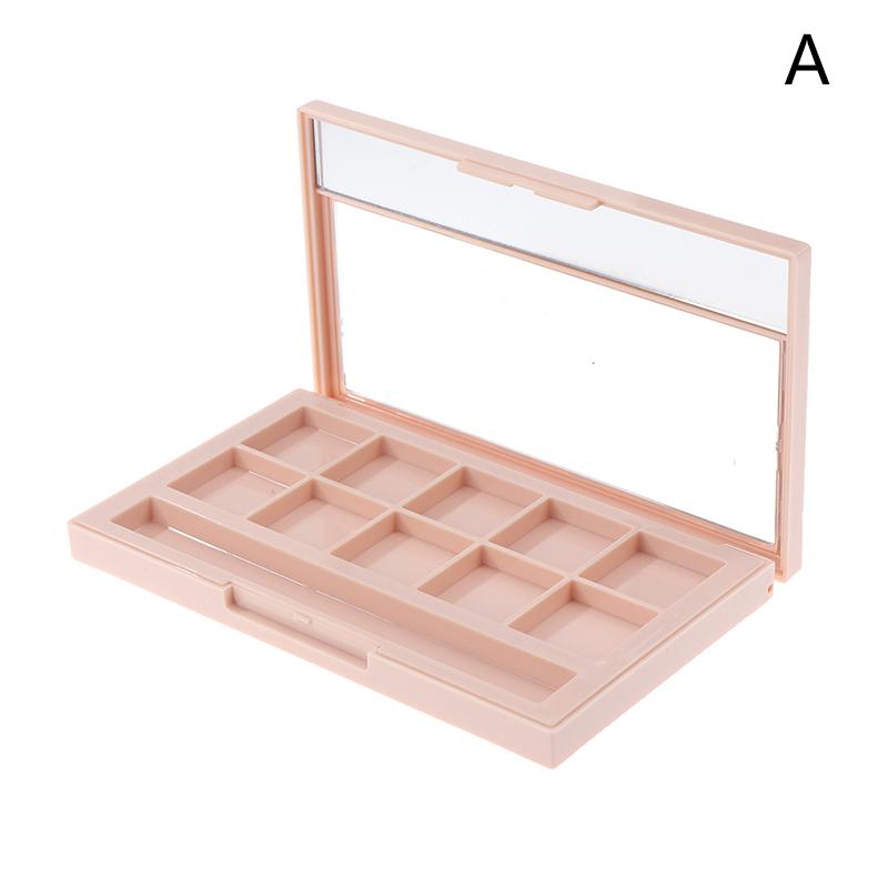 Makeup Dispensing Box Empty Highlighter Shimmer Eyes Cosmetics Palette Eyeshadow Case Blusher DIY Makeup Box Refillable Storage