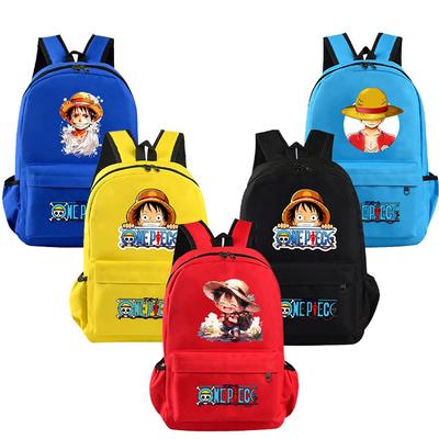 Anime One Piece Batoh pro chlapce Dívka Back To School Batoh Velkokapacitní batoh Bookbag pro děti Dárky Cestovní taška Mochila