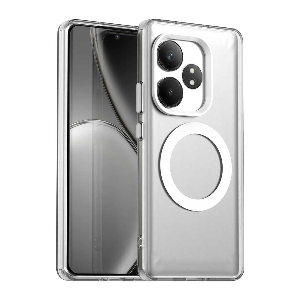 Dla OPPO Realme GT 6 6T Slim Odporny na upadki Wstrząsoodporny Odporny na odciski palców Magnetyczny Matowy Pokrowiec na telefon