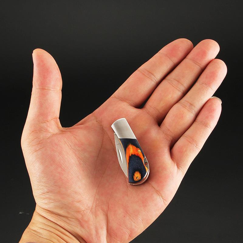 Stainless Steel Mini Folding Keychain Pendant