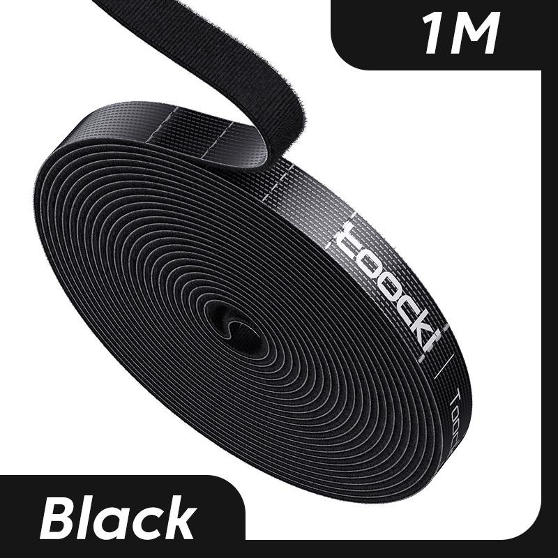 

Toocki Magic Hook & Loop Cable Ties: Tearable, Colored Organizer for Power Cords & Data Cables