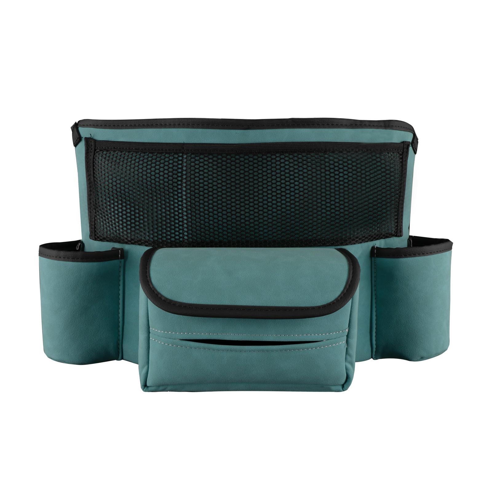 

Multifunctional Car Seat Gap Storage Bag Hanging Pouch Vehicle Storage Bag Car Rear Drain Cup Holder Tissue Box High-Capacity синій