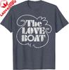 The Love Vintage Boat 70s 80s Tv 2 TShirt Vintage Men Women Clothes Tops Tee Casual Cotton Graphic T Shirts Camisas Streetwear