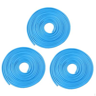 3 szt. Gumowe ochraniacze krawędzi drzwi samochodowych, pyłoszczelne, dla większości