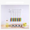 Homeglen Rainbow Long Handle Sponge Cup Cleaning Brush - 5 Pack
