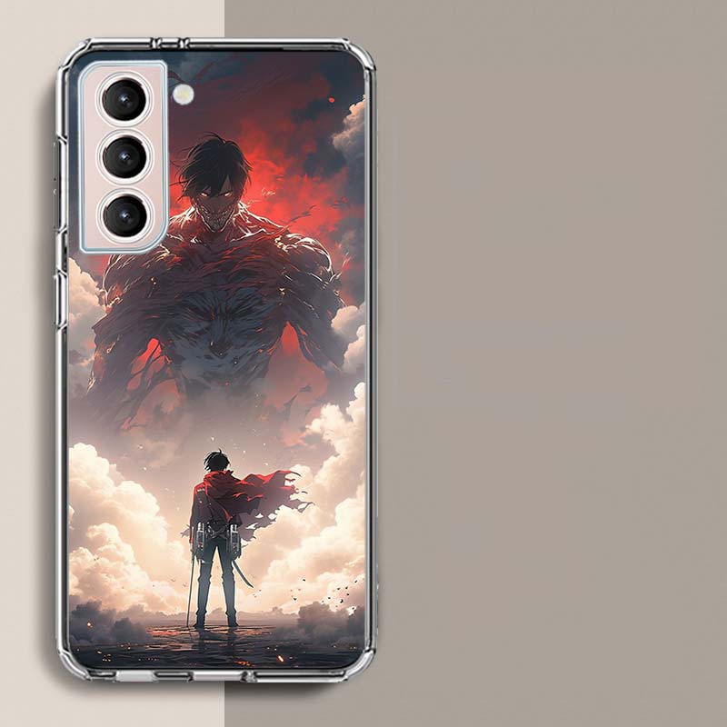 Character LEVI ACKERMAN Phone Case For Samsung Galaxy S25 Edge S24 S23 FE S21 S20 S10 Plus S22 S26 Ultra Cover Clear Cases TPU C