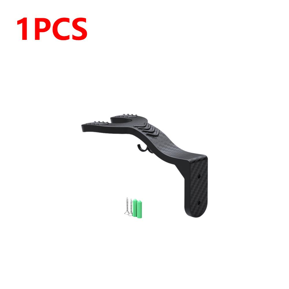 5-1PCS Home Luggage Jacket Holder Kitchen Cabinet Shelf Wall Mount Hooks Helmet Display Hanger Stand Wall-Mounted Storage Holder